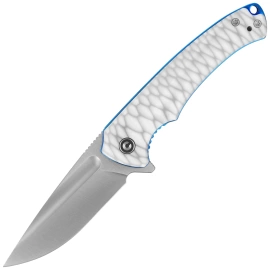 Nóż składany Civivi Voidflare Greyish White Resin, Satin 14C28N (C24040-2)