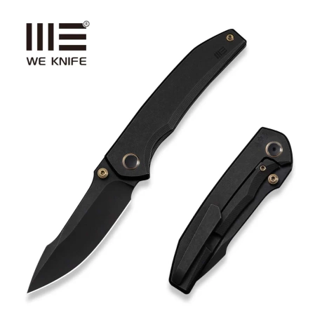 Nóż składany WeKnife Ryson Black Titanium, Black Stonewashed M390 by Sam Tran (WE24086-1)