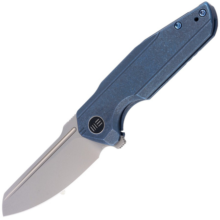 Nóż składany WE Knife StarHawk Blue Titanium, Silver Bead Blasted CPM 20CV (WE21017-4)
