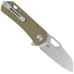 Kubey Knife Duroc Dark Green G10, Bead Blasted AUS-10 by Colin Maisonpierre (KU332G)