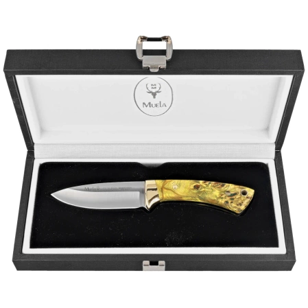 Muela Colibri COL-7.TO Maple Wood Knife, Satin X50CrMoV15, Gift Box