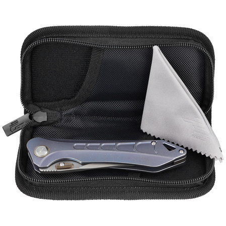 Bestech Knife Supersonic Blue Titanium, Stonewashed / Satin CPM S35VN (BT1908B)