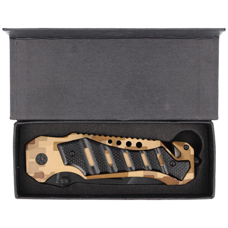 Puma Solingen Rescue Folder Camo Aluminium, Black Coated (306312)