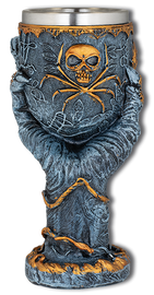 Kielich Tole 10 Imperial Skull-Spyder Grey/Golden Resin (39557)