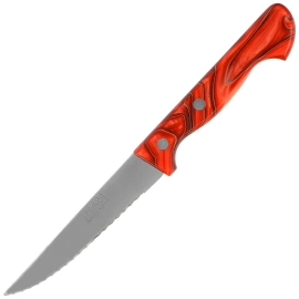 Nóż kuchenny MAM Steak 115 Red Metakrilat, Serrated Stainless Steel (4316)