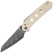 Nóż składany Civivi Vision FG Ivory G10, Damascus by Snecx Tan (C22036-DS1)