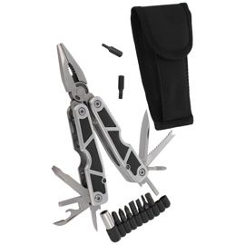 MultiTool Herbertz Rubber / Aluminium, Satin, 9 bitów (108100)