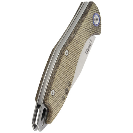 Nóż składany MKM Fara Green Canvas Micarta, Satin M390 by Lucas Burnley (MK MY01-GC)