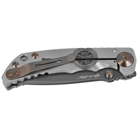 Nóż składany Spartan Blades Harsey Folder ''Crusaform'' Titanium, Black MagnaCut by William W. Harsey (SF5 Custom Crusaform)