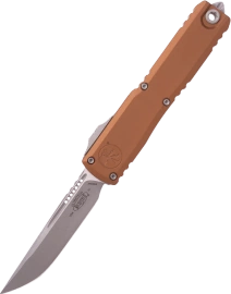Nóż automatyczny OTF Microtech Ultratech Gen IV S/E Brown Aluminium, Apocalyptic M390MK by Tony Marfione (11214-10APBN)