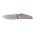 Nóż składany Bestech Mothus Purple Titanium, Satin by Hand M390 by Kombou (BT2206E)