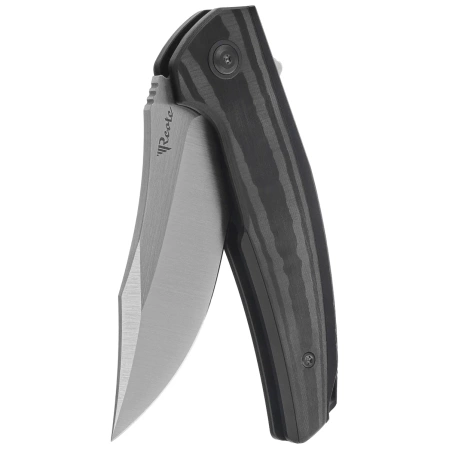 Reate Jack Jr. Knife Black Aluminium, Satin S30V (Jack Jr. BKAL SAT BKAL)