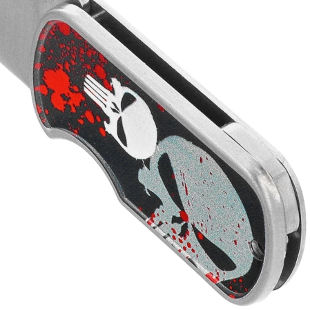 Martinez Albainox Knife Skull 3D Aluminum, Satin 3Cr13Mov (18730)