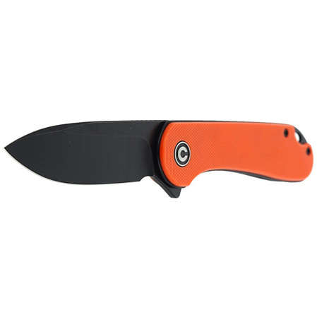 CIVIVI Knife Elementum Flipper Orange G10, Black Stonewashed (C907Y)