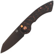 FOX Radius Carbon Fiber/Copper, Black PVD M390 by Denis Simonutti knife (FX-550 CFB)