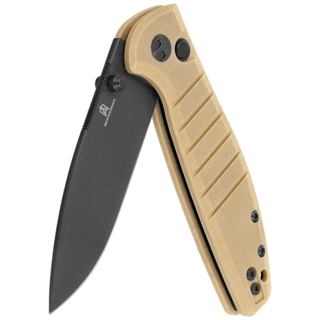 Nóż składany Bestechman Goodboy Jr. Khaki G10, Black PVD D2 by Keanu Alfaro (BMK10F)