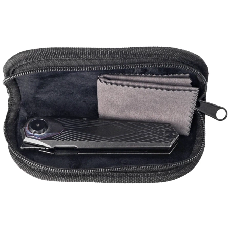 Remette RT-Infinite Power Knife Black Stonewashed Titanium, Black Stonewashed M390 (RTIP-S)