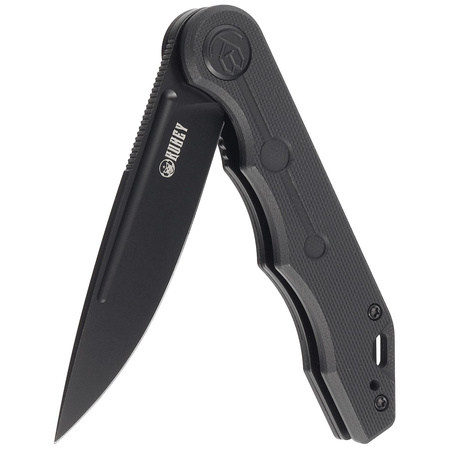 Kubey Knife Mizo Black G10, Blackwashed AUS-10 by Tiguass (KU312B)