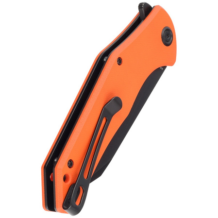 Kubey Flash KU158G Knife Orange G10, Blackwashed AUS-10