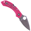 Spyderco Dragonfly 2 FRN Pink, S30V Plain Knife (C28FPPNS30V2)