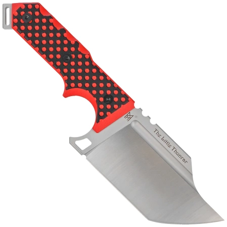 Nóż Midgards Messer The Little Thunrar Black/Red G10, Satin 14C28N by Ralph and Tina Zlobinsky (MM016)