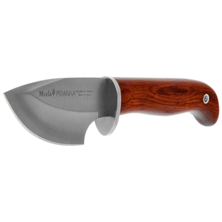 Muela Piranha-8R Coral Pakka Wood, Satin X50CrMoV15