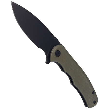 Nóż składany Civivi Mini Praxis Green G10, Black Stonewashed D2 (C18026C-1)
