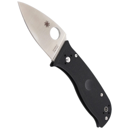 Nóż składany Spyderco Lil' Temperance 3 Black G-10 Plain (C69GP3)