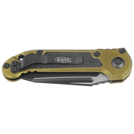 Microtech LUDT Gen III T/E Automatic Knife OD Green Aluminum, Black M390MK by Tony Marfione (1136-1OD)