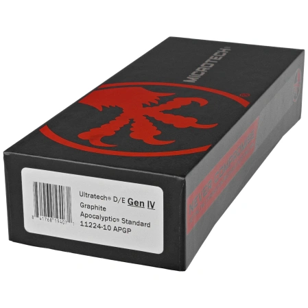 Microtech Ultratech Gen IV D/E OTF Knife Graphite Aluminum, Apocalyptic M390MK by Tony Marfione (11224-10APGP)