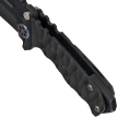 Nóż składany Medford Micro Praetorian T Tanto, Black DLC ''Predator'' Titanium, Flm HW, Brsh/Flm Clip, Black DLC S45VN by Greg Medford (MK0084PT-30PV-TFCF-BP)