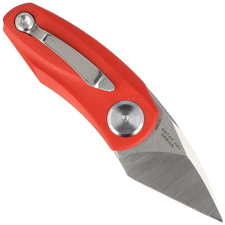 Nóż składany Bestech Tulip Red G10, Satin / Stonewash 14C28N by Ostap Hel (BG38B)