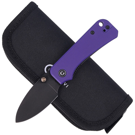 CIVIVI Baby Banter Purple G10, Black Stonewashed by Ben Petersen (C19068S-4)
