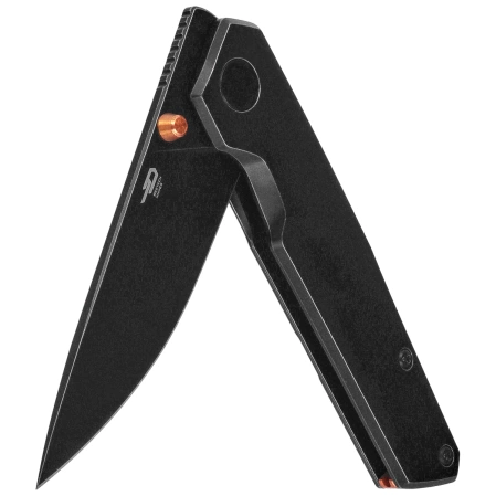 Nóż składany Bestech VK-Kuze Black Titanium, Black Stonewashed MagnaCut by Vulpex Knives (BT2504C)