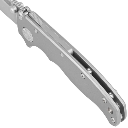 Nóż składany Demko AD20.5 Clip Point Gray Titanium, Stonewashed CPM 20CV by Andrew Demko (205-20CV-TI-CP)