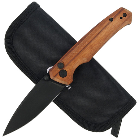 CIVIVI Altus Cuibourtia Wood, Black Stonewashed (C20076-3)