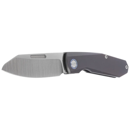 Remette Squirrel Knife Blue Titanium, Manual Fine Grinding Satin M390 (RTDP-C)