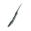 Kubey Rogue Pikal Karambit Knife Jade G10, Blackwashed 14C28N by MUZI Design (KU298E)