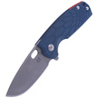 Fox Core FRN Blue Knife, Stonewashed N690 by Jesper Voxnaes (FX-604 BL)