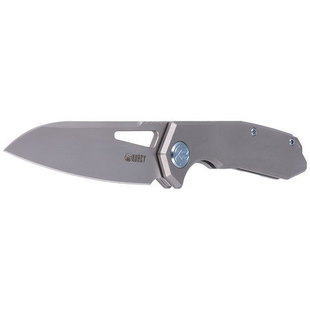 Nóż składany Kubey Vagrant Gray Titanium, Sandblasted CPM S30V by Maksim Tkachuk (KB284A)