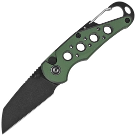 Civivi Pragma Knife Green Aluminum, Black Stonewashed Nitro-V (C23062B-3)