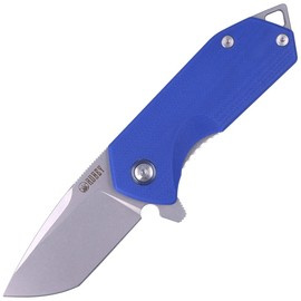 Kubey Campe KU203D Knife Blue G10, Sandblasted D2