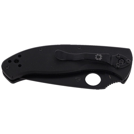 Spyderco Tenacious Knife Black G10, Black 8Cr13MoV by Eric Glesser (C122GBBKP)