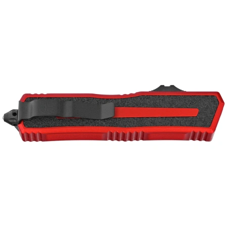 Nóż automatyczny OTF Microtech Scarab II Gen III S/E Red Aluminium, Black M390MK by Tony Marfione (1278-1RD)