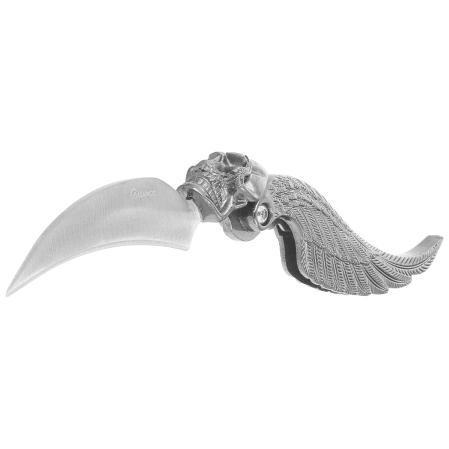 Nóż składany Martinez Albainox Skull Black Zamak, Satin 3Cr13Mov (10971)