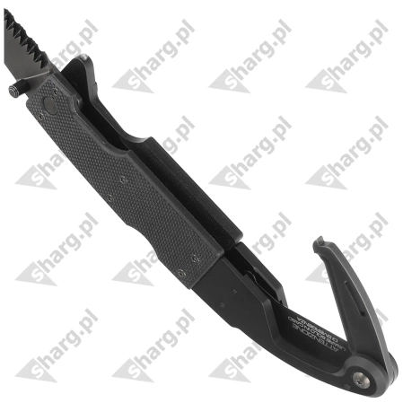 FOX Aeronautica Militare G10 / Aluminium, Black PVD N690Co rescue knife (FX-026900)