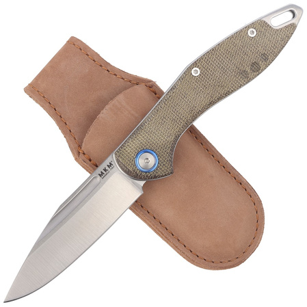 Nóż składany MKM Fara Green Canvas Micarta, Satin M390 by Lucas Burnley (MK MY01-GC)