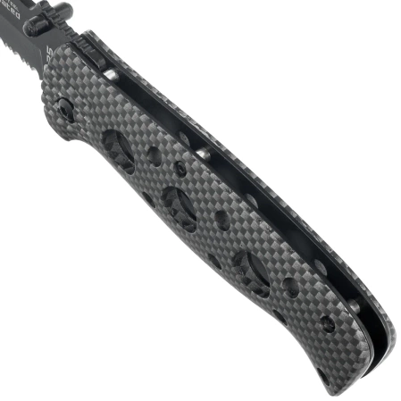 K25 RK-19221 Knife Rubbered Black Aluminium, Black Titanium 7Cr17Mov
