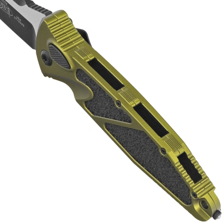 Microtech Socom Elite Auto S/E Knife OD Green Aluminum, Black M390 by Tony Marfione (160A-1OD)