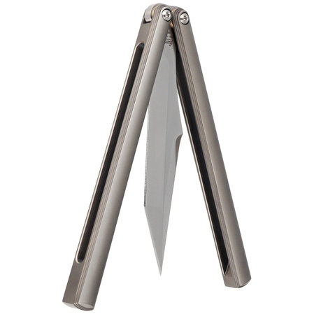 Fox PHI Knife Sandblasted Titanium, Satin M390 by Vincenzo Fiore (FX-570 TI)